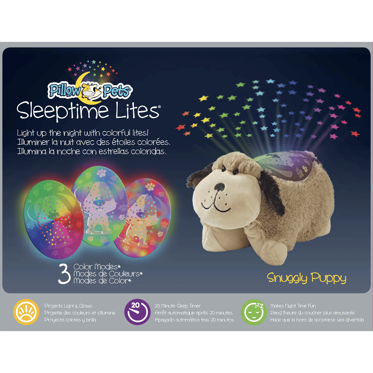 Snuggly Puppy Sleeptime Lites - Puppy Plush Night Light
